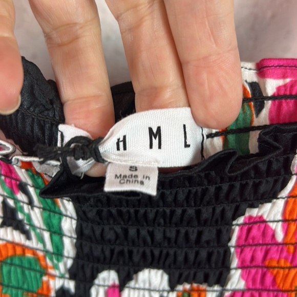 NWT THML Smocked Floral Midi/Maxi Dress - Picture 6 of 10